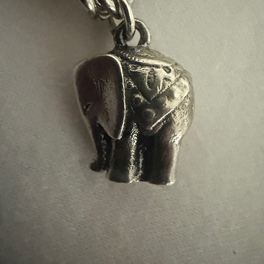 Silver Elephant James Avery  Charm Pendant